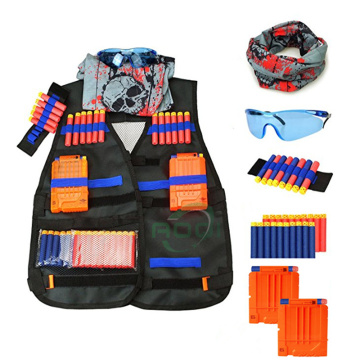 Toy gun suit Tactical equipment suit for Nerf gun battle Game EVA soft bullet vest suit kids Outdoor toys boys best Xmas Gifts