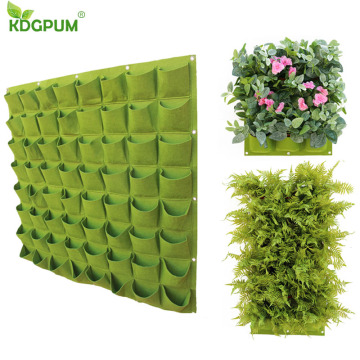 Wall Hanging Planting Bags 4/9/18/49/72 Pockets Green Grow Bag Planter Vertical Garden Vegetable Living Garden Bag Home Supplies