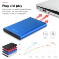 2TB External HDD Enclosure Case USB3.1 Solid State Disk Hard Drive Disk 6Gbs 2.5'' SATA to USB3.0 Adapter For MacOS For Windows