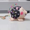 Cute PinCushion Pin Cushion Hedgehog Shape Soft Fabric Pin Cushion Round Pins Quilting Holder Women Sewing Craft Tools