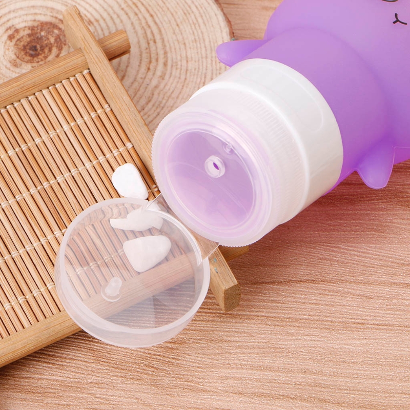 75ml Silicone Portable Empty Squeeze Travel Bottle For Shampoo/Lotion/Aftershave Pro