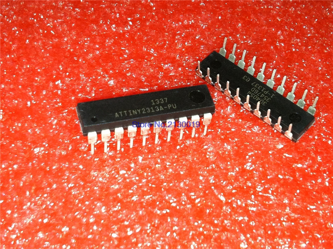 2pcs/lot ATTINY2313-20PU ATTINY2313A-PU ATTINY2313-PU ATTINY2313A 2313A-PU DIP-20 In Stock