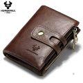 HUMERPAUL Genuine Leather Men Wallet Coin Purse Small Mini rfid Card Holder PORTFOLIO Portomonee Male Pocket Hot Sale