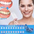 3D Teeth Whitening Strips Anti-Sensitive Double Elastic Gel Strips Teeth Oral Tooth Care dental veneers health and deauty