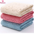 Lovely Rabbit Soft Microfiber Baby Infant Bath Towel Newborn Absorbent Drying Washcloth Feeding Cloth Toalha