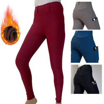 Winter Females Riding Breeches Fleece Inner