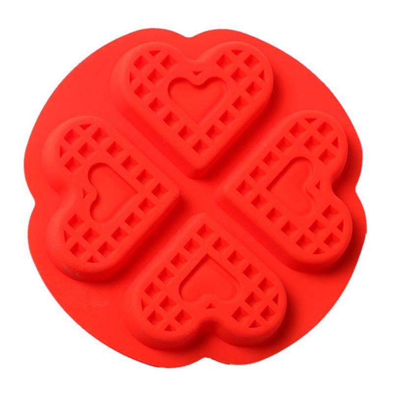 Silicone Cake Waffle Mold Maker Pan Microwave Baking Cookie Chocolate Mould Cooking Tools Kitchen Accessories Cocina Gofrera