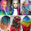 Mermaid Hair Coloring Shampoo Mild Safe Hair Dyeing For Men permanent Women All semi dye Hairs hair Shampoo 100ml K0O0