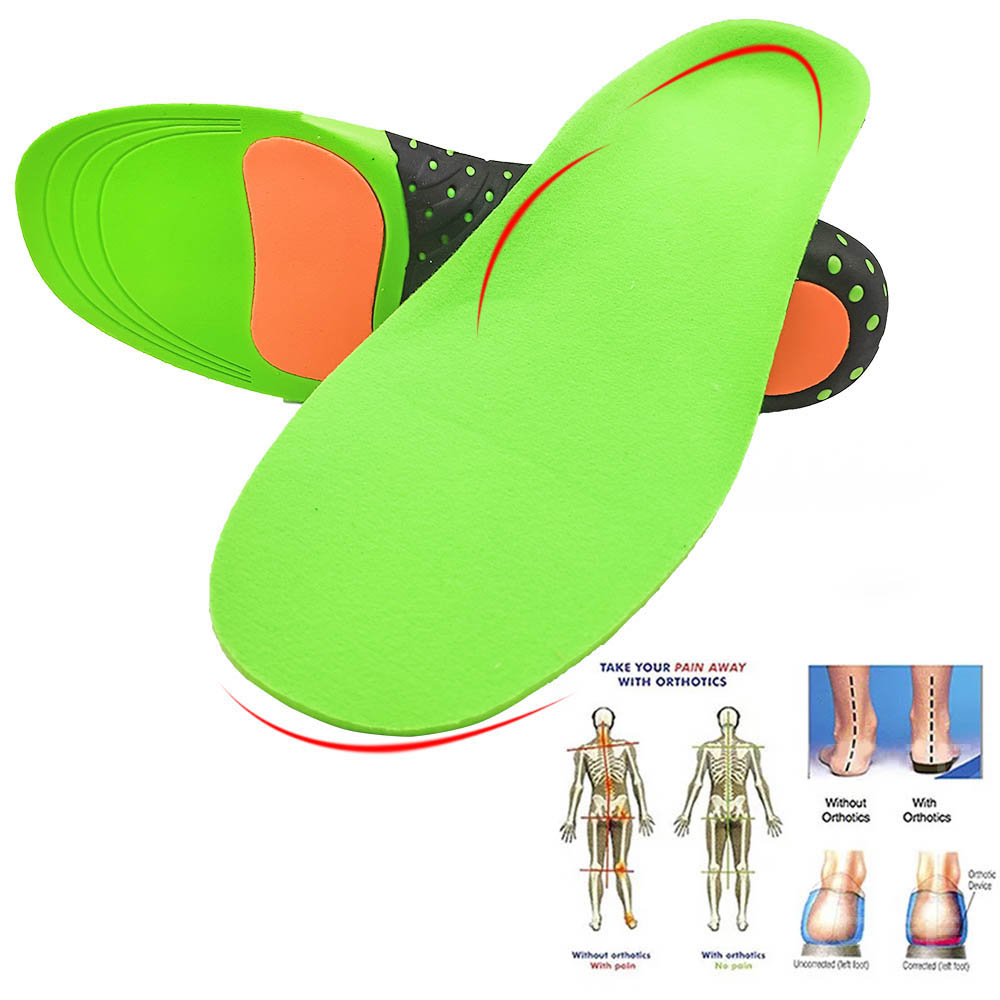 Orthopedic Shoes Sole Insoles For Shoes Arch Foot Pad X/O Type Leg Correction Flat Foot Arch Support Sports orthotic Inserts