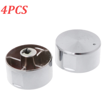 4PCS Metal Gas Stove Knob Switch Gas Stove Burner Accessories Kitchen Parts Replacement Rotary Switch Round Knobs