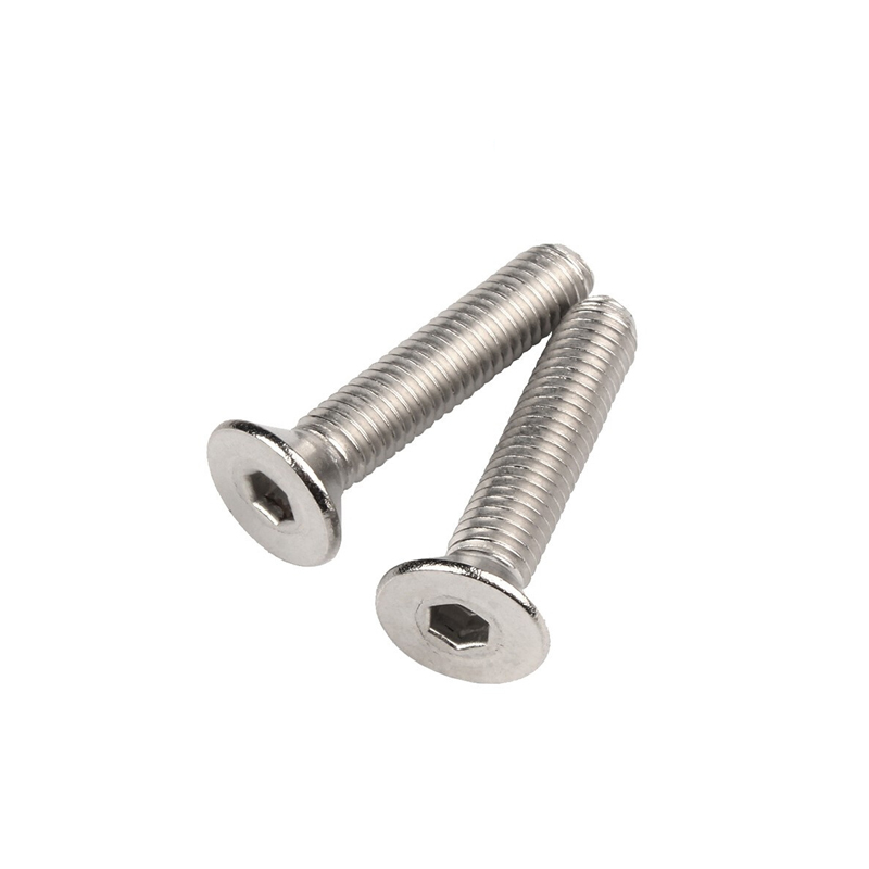 Stainless steel hexagonal countersunk head bolts