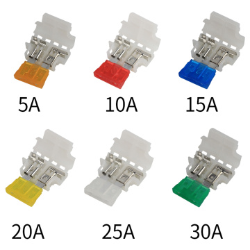 5 Sets 5A 10A 15A 20A 25A 30A Auto Standard Middle Fuse Holder Boat Truck ATC ATO Blade Fuse