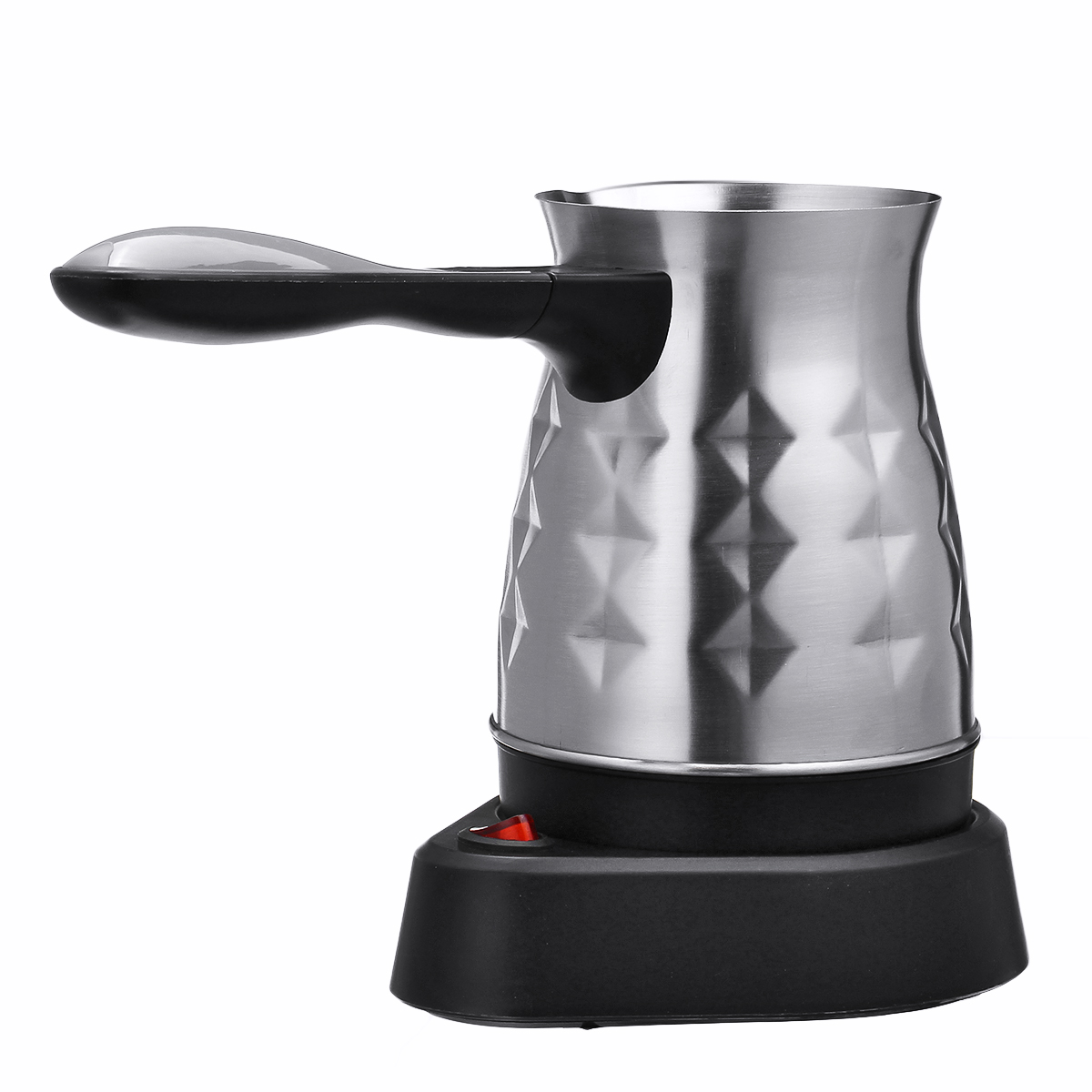 Electric Coffee Maker Pots Kettle 600W 500ml Turkish Espresso Percolator Home Office Tea Milk Coffee Machine Stainless Steel