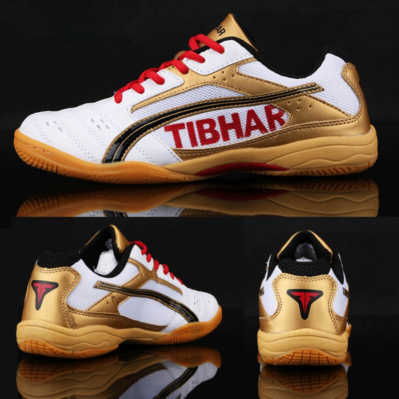 TIBHAR Table Tennis Shoes with Original box Lightweight comfortable wear-resistant professional ping pong Sneakers Sport Shoes