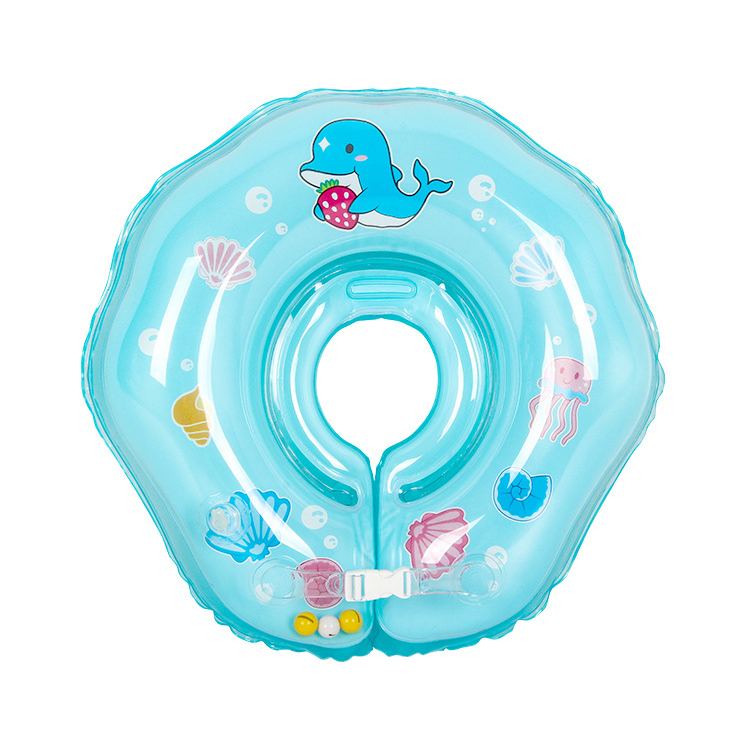 Wholesale Baby Inflatable Floatie Inflatable Neck Swimming Ring 1