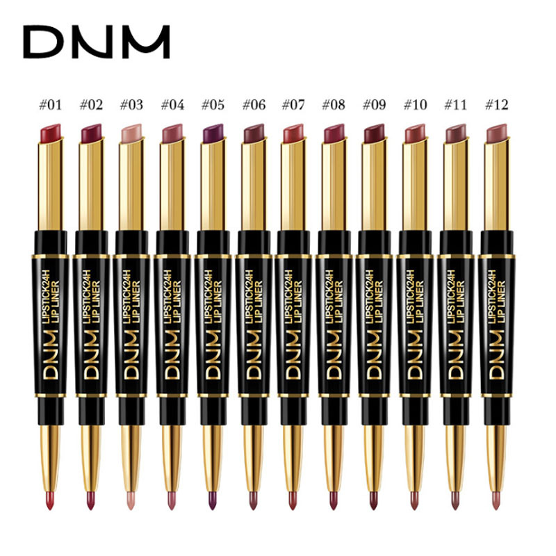 12 Colors Lip Liner Waterproof Long Lasting Matte Liquid Lipstick Lip Liner Moisturizing Lipstick Makeup Contour Cosmetics TSLM1