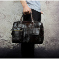 Men Genuine Leather Travel Business Briefcase 16" Laptop Case Professional Executive Portfolio Organizer Messenger Bag B331