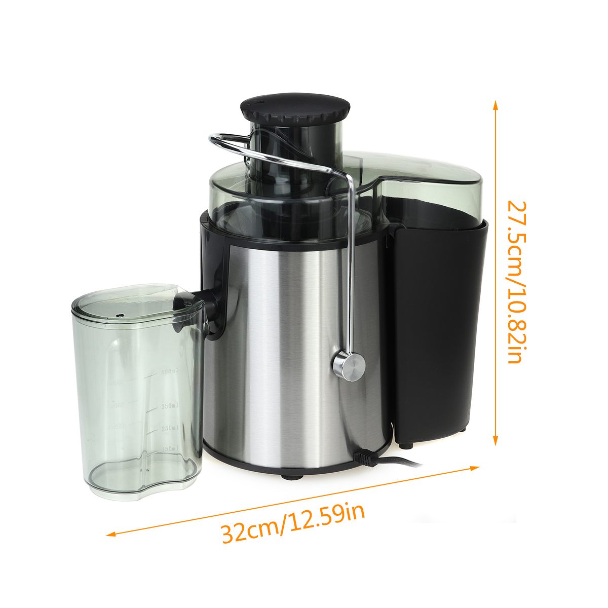 1000W 220V 2 Speed Electric Juice Extractor Stainless Steel Juicers Household Fruit Vegetables Drinking Machine for Home Kitchen