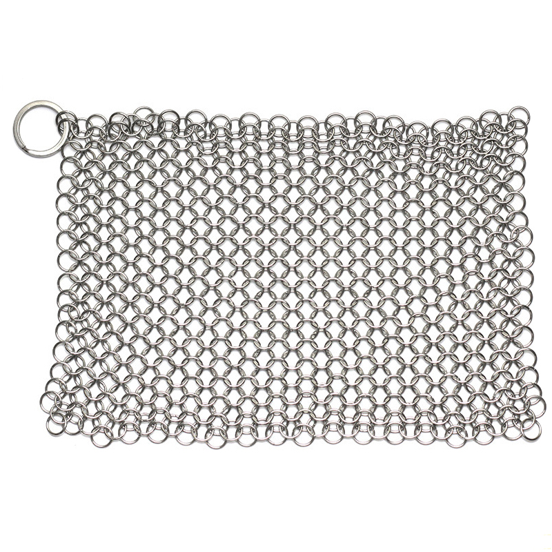 Hot Stainless Steel Cast Iron Cleaner Scrubber for All Types of Skillet Griddles Cast Iron Pans Grills Dutch Ovens D6