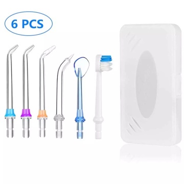 Oral Irrigator Nozzle USB Rechargeable Water Dental Flosser Tips Water Jet Cleaning Teeth Electric Portable