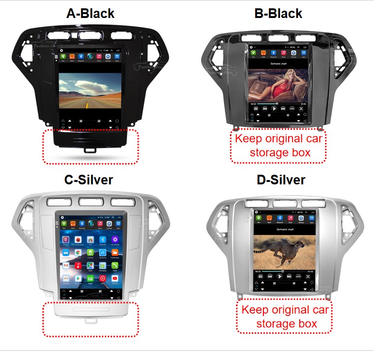 Car radio for Ford Mondeo mk4 2007 2008 2009 2010 GPS 2din GPS navigation multimedia player Vertical screen