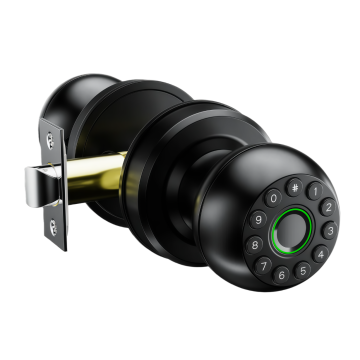 Tuya Bluetooth Smart Knob Lock with Fingerprint Keypad