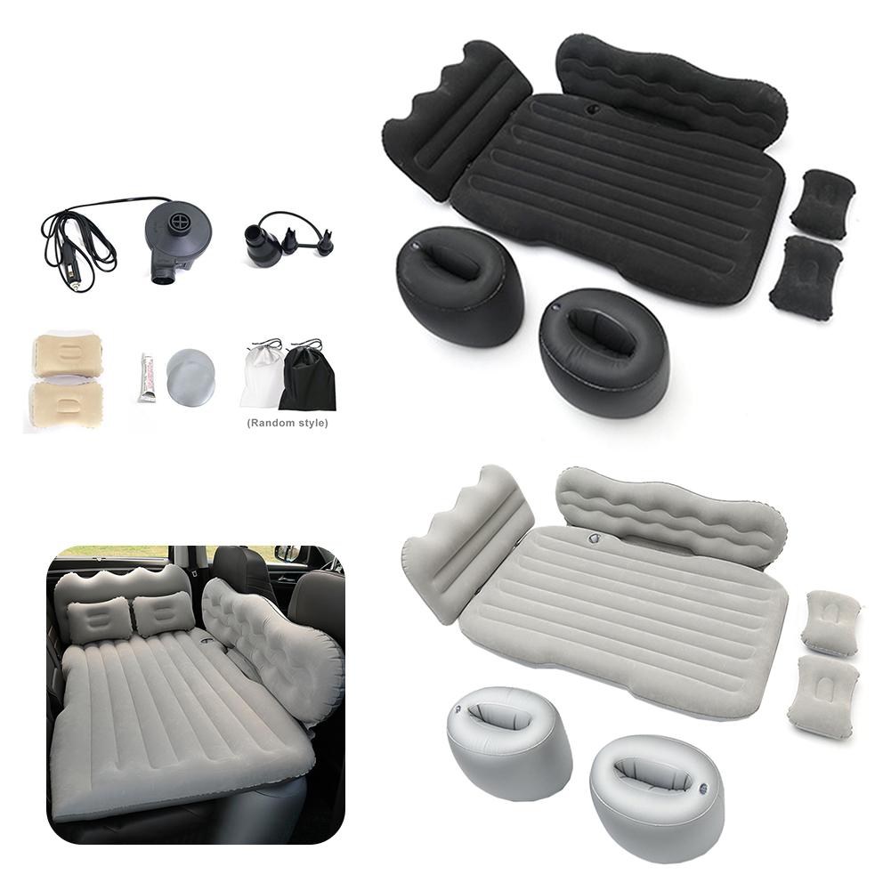 Car Travel Bed Air Mattress Comfortable Safe And Durable Made Of PVC And Flocking Material Dual-use Seat Cushion