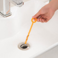 1pcs kitchen sink sewer cleaning hook dredge is easy to hang freely bending household efficient anti-blocking tool