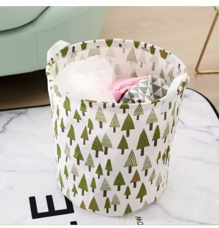 Colorful Large Canvas Drawstring Laundry Bag