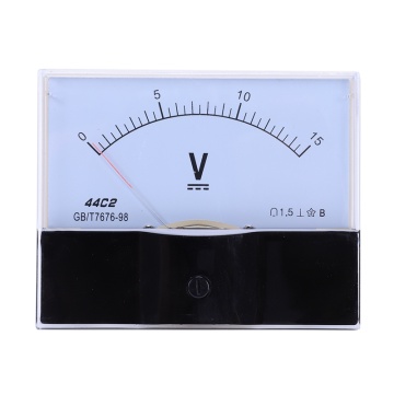 GTBL Analog Voltmeter Meter Voltmeter DC Measuring range 44C2 0-15 V