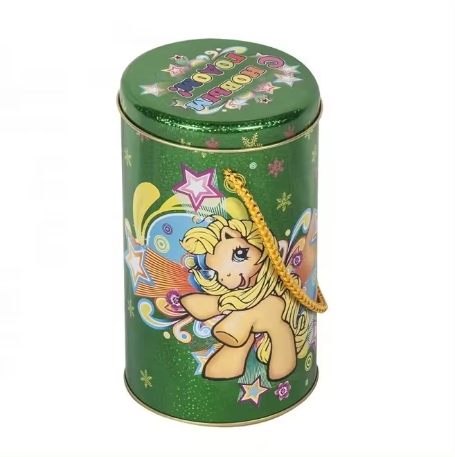 Customized Design Round Tin Can For Gift