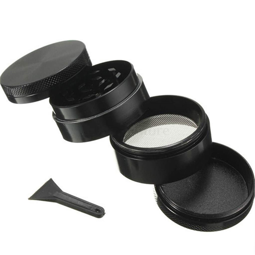 40mm Zinc Alloy Tobacco Grinder Herb Weed Cutter 4 Layers Smoke shredder Cigarette Accessories Crusher Gadgets