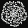 High Quality Fashion Cheap Flower Dress Brooch Rhinestones Women Brooches For Wedding wholesale