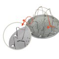 Simple Portable Stainless Steel Toast Rack Outdoor Camping Toaster Folding Portable Grill Multi-Purpose Stove Grill