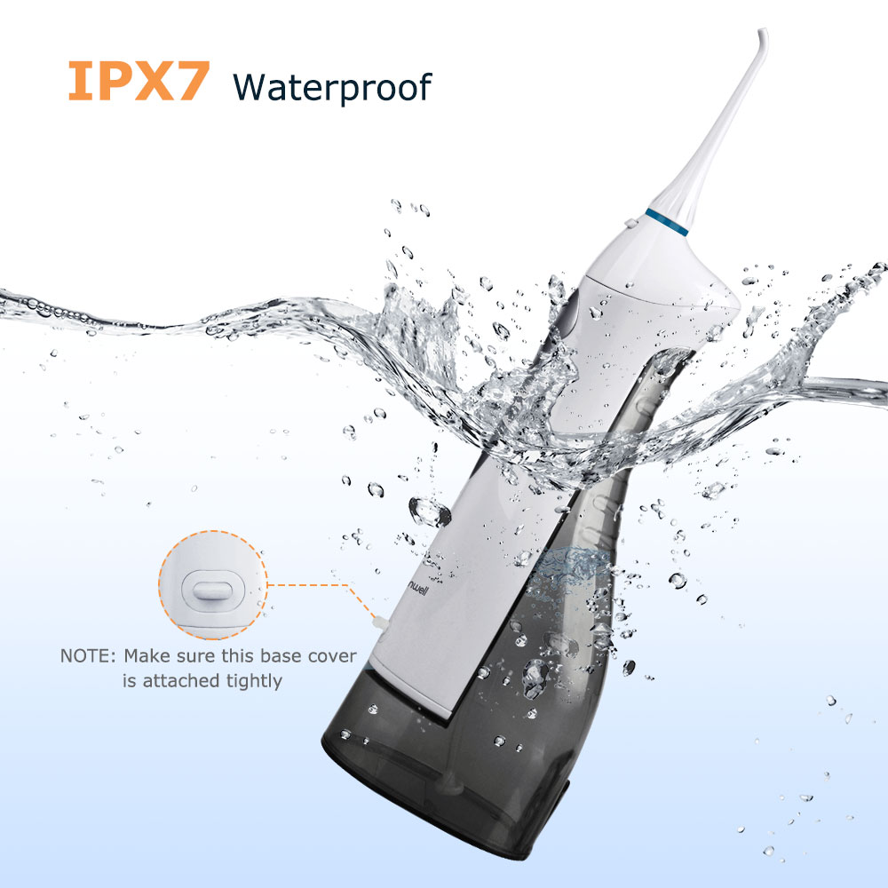 Oral Irrigator USB Rechargeable Water Flosser Portable Dental Water Jet 300ML Water Tank Waterproof Teeth Cleaner