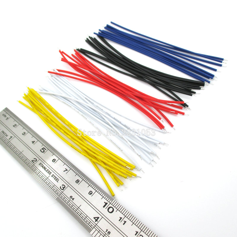 130PCS 24AWG Breadboard Jumper Cable Wires Kit Tinning Double Tinned Component Pack Colorful 13 Types 10 Pcs each 5CM 8CM 10CM