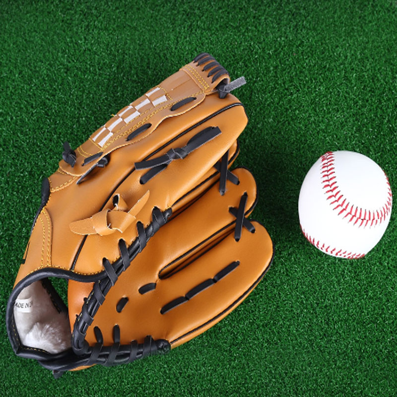 Outdoor Sports Two Colors Baseball Glove Train Softball Practice Equipment Size Left Hand For Adult Men Women