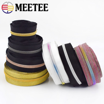 3Meters New 5# Nylon Zipper For Sewing DIY Zip Clothes Open-end Zippers Sports Coat Bag Garment Clothing Accessories