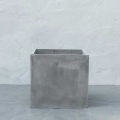 12cm Square Concrete Pot Mould Silicone 2pcs / Set Oval Design Potted plant container cement garden pot making DIY