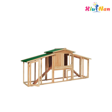 Sturdy Outdoor Chicken Shelter with Integrated Nesting Area