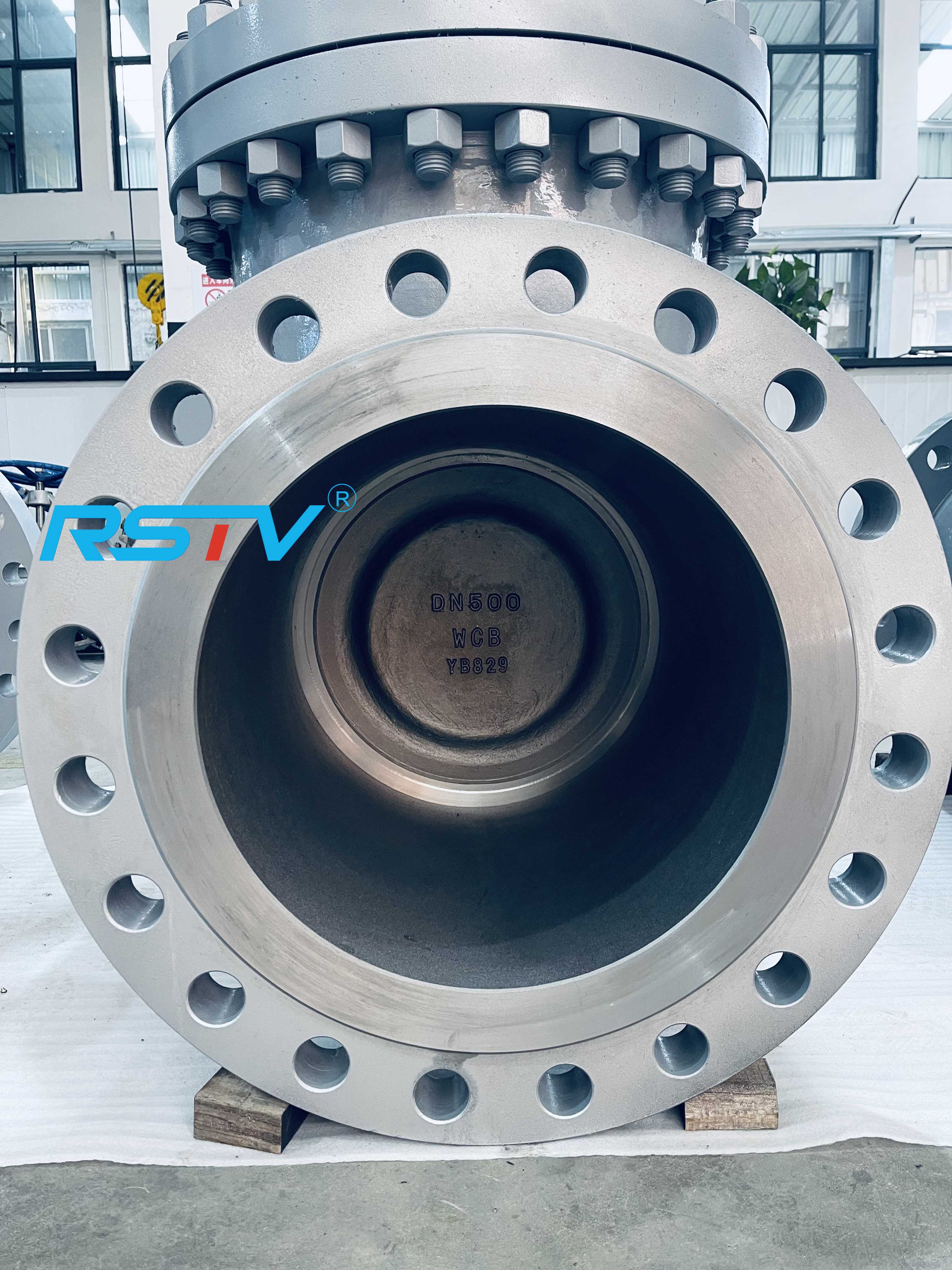 GB WCB  DN350  PN64 FLANGE END GATE VALVE 5