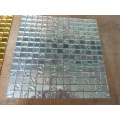 Acid Alkali Resistant Imitate Gold Foil Glass Mosaic Tile for Royal Palace Temple Pool Bathroom Wall Cover Sticker Ceiling Tile