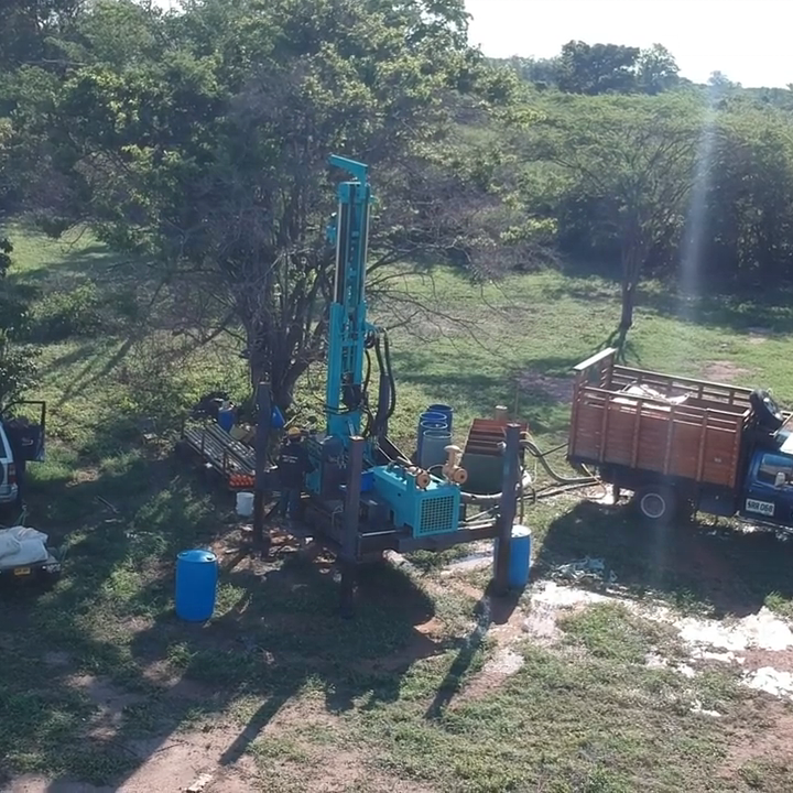 150mMeters Rotary Portable Water Well Drilling Rig Machine