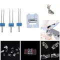 1PCS Presser Foot Feet Kit Set Hem Foot Spare Parts For Brother Singer Janome Domestic Sewing Machine Accessories