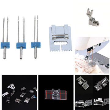 1PCS Presser Foot Feet Kit Set Hem Foot Spare Parts For Brother Singer Janome Domestic Sewing Machine Accessories