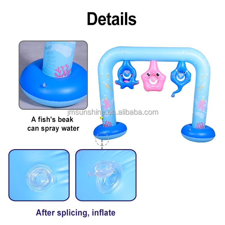 Outdoor Inflatable Arch Sprinklers Inflatable Shooting Game Toy 4
