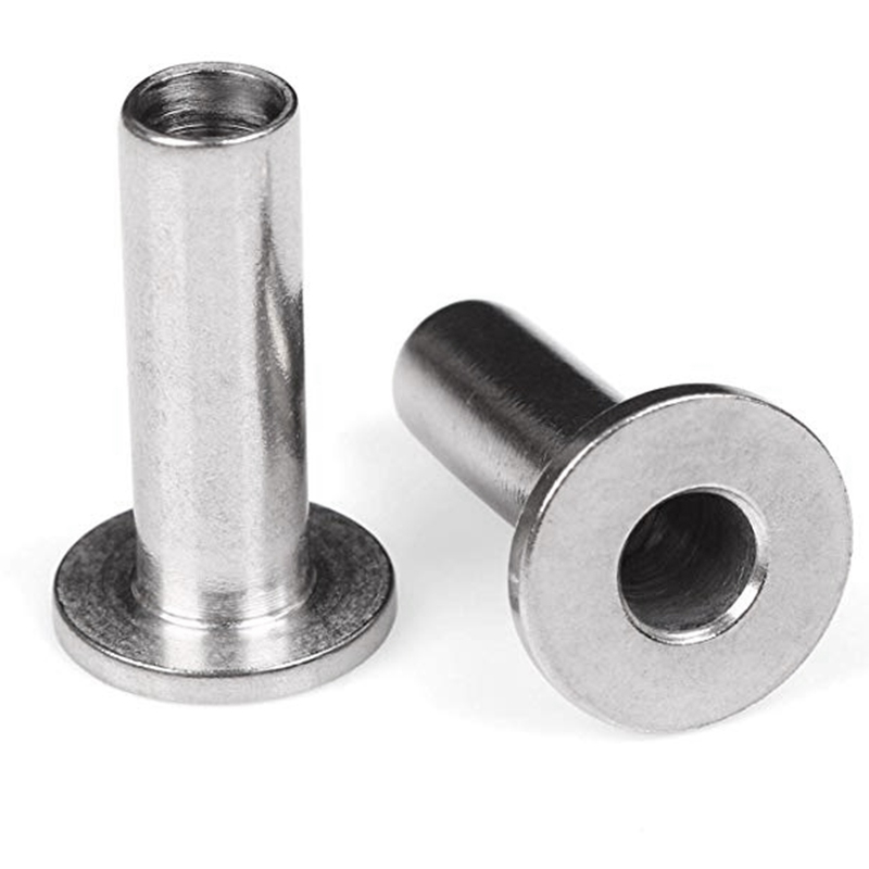 GTBL 65Pack Stainless Steel Protector Sleeves for 1/8 5/32 or 3/16 Inch Cable Railing with a Drill Bit