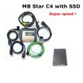 A+++ Quality Full Chip MB STAR C4 MB SD Connect Compact 4 Diagnostic Tool V2020.06 software HDD with WIFI Function SD Star C4