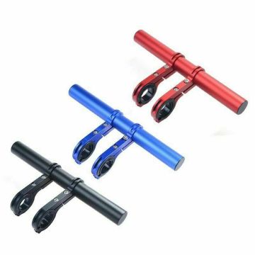 20CM Tube Bicycle Handlebar Extender Mount Mountain MTB Bike Cycling Carbon Headlight Bracket Lamp Flashlight Holder Accessorie