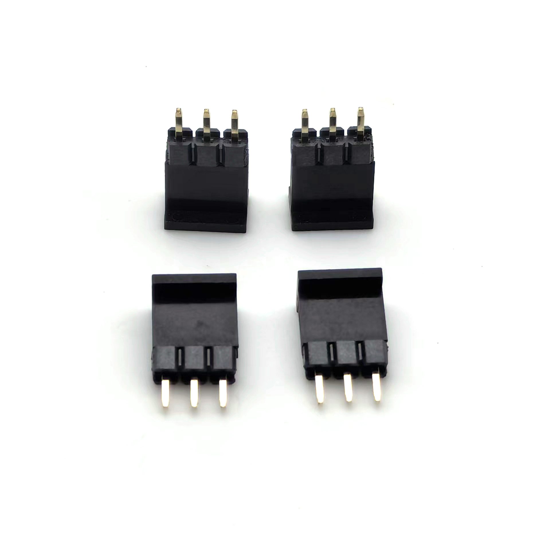 2.54mm Pitch Pin header Connector Single Row Straight SQ0.64mm H:2.5mm 1*3P